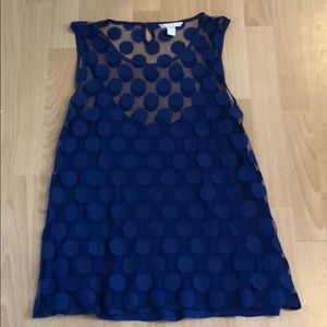 Blue Polka Dot Top💙